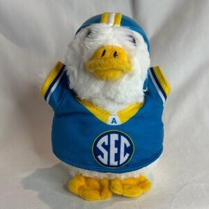 Promotional Aflac SEC Football 6” Soft Plush Duck *Squeeze For Iconic Voice*